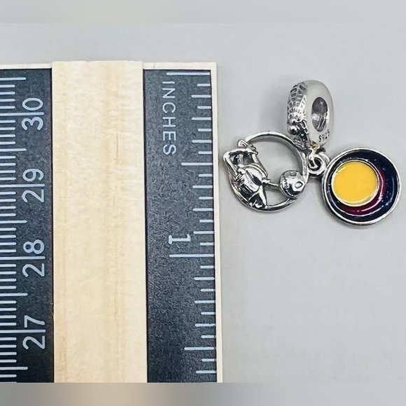 New Sterling Silver 925 Charm “Nightmare Before Christmas” Fits Pandora Jewlery - Picture 6 of 7